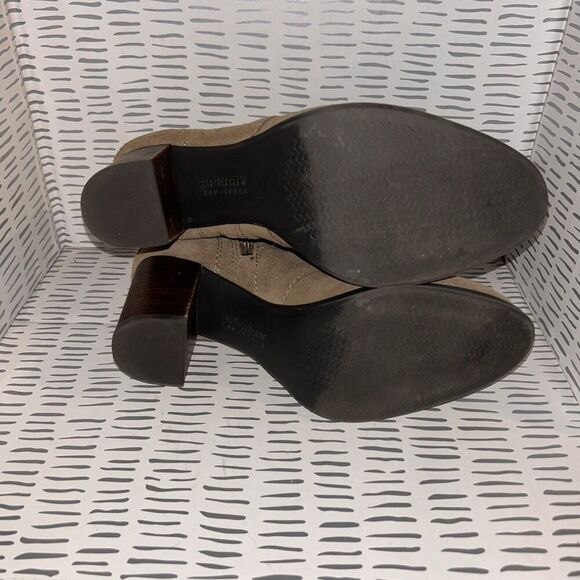 Sperry‎ Women's Dasher Gale Boot Size 9 Block Heel Bootie Lace Up Tan Suede - Picture 7 of 7